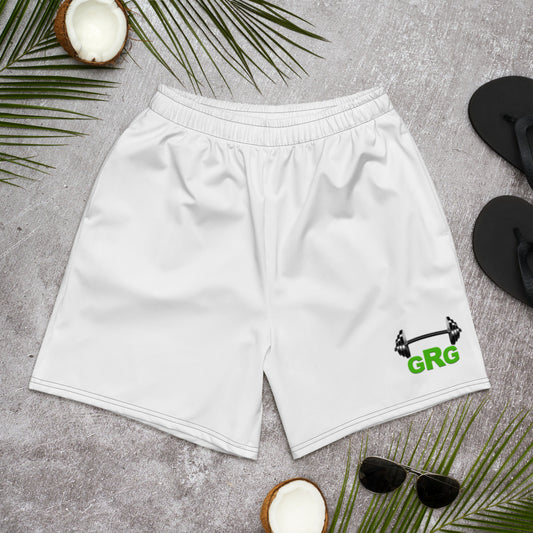 GRG Men's Athletic Shorts (White)