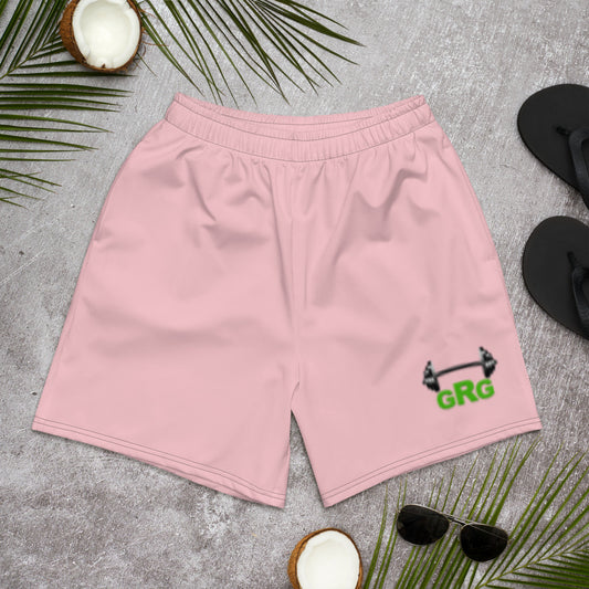 GRG Men's Athletic Shorts (Pink)