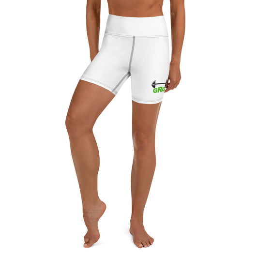 GRG Athletic Yoga Shorts (White)